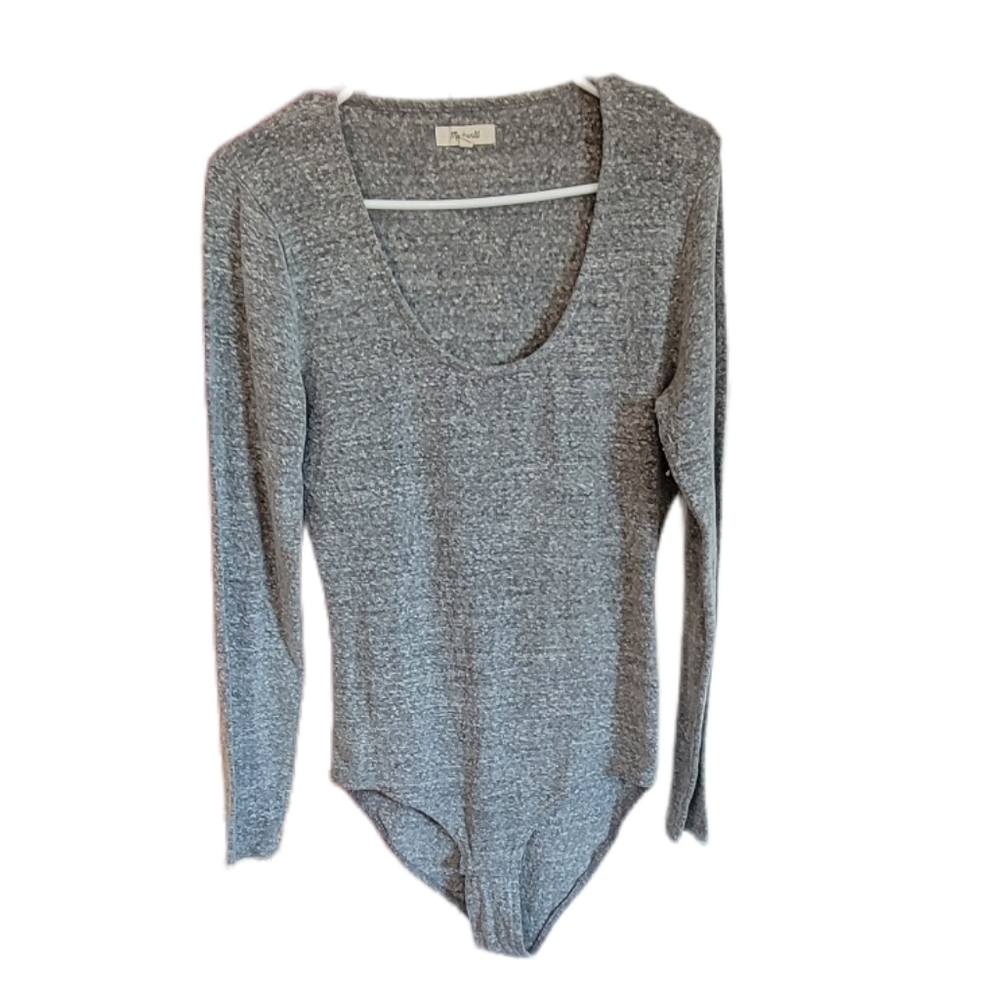 MADEWELL Grey Bodysuit